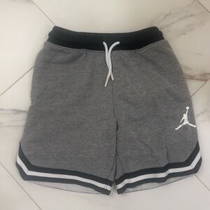Jordan Gray Shorts with white Logo